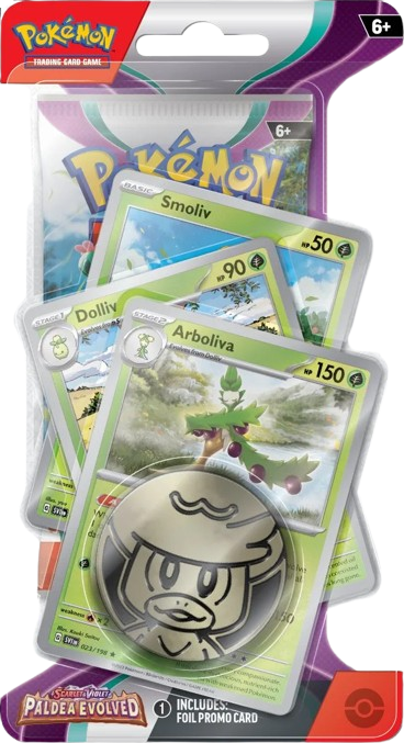 Scarlet & Violet - Paldea Evolved 1 Pack Premium Blister - Pawmot - Smoliv