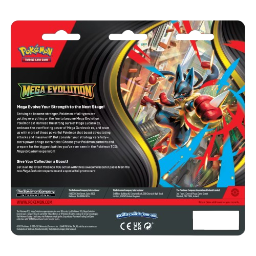Mega Evolutions 3 Pack Blister