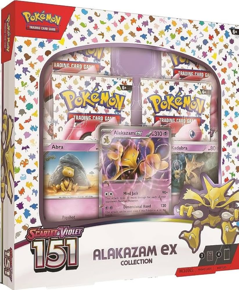 Scarlet & Violet 151 Alakazam Ex Collection Box