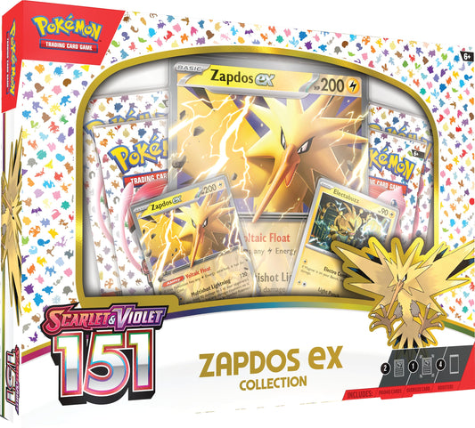 Scarlet & Violet 151 Zapdos Ex Collection Box