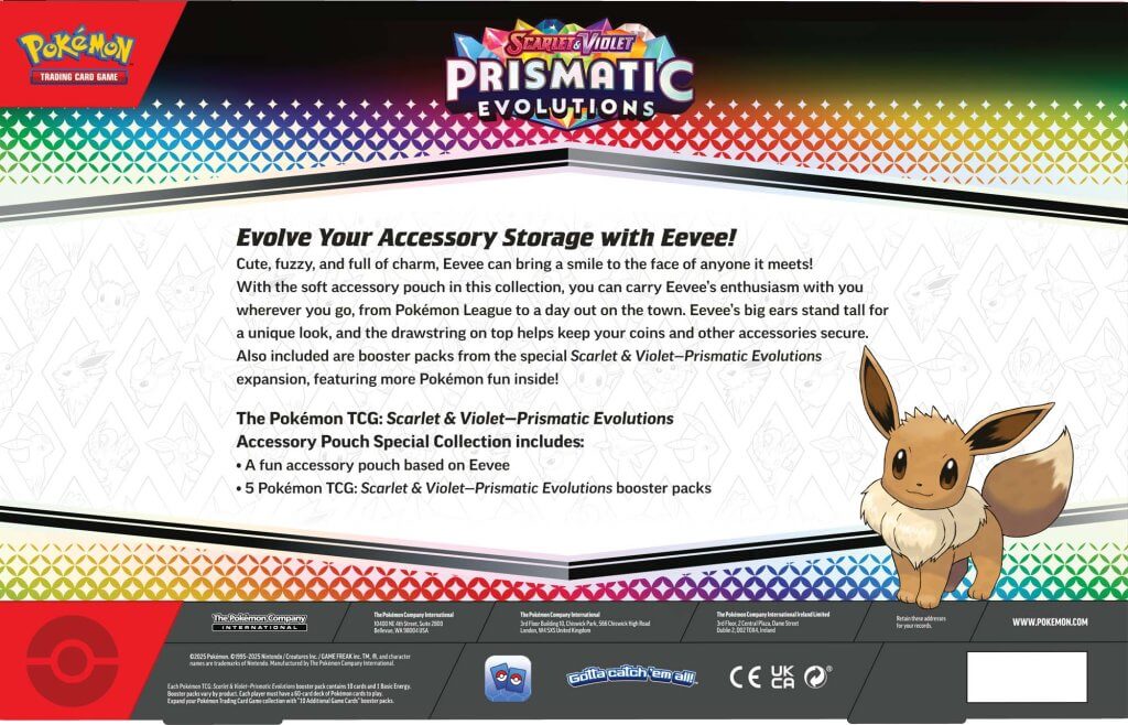 Scarlet & Violet - Prismatic Evolutions Accessory Pouch