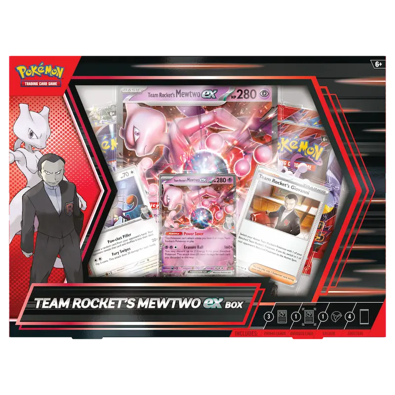 Team Rocket's Mewtwo EX Box