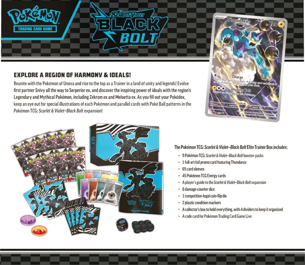 Scarlet & Violet - Black Bolt Elite Trainer Box