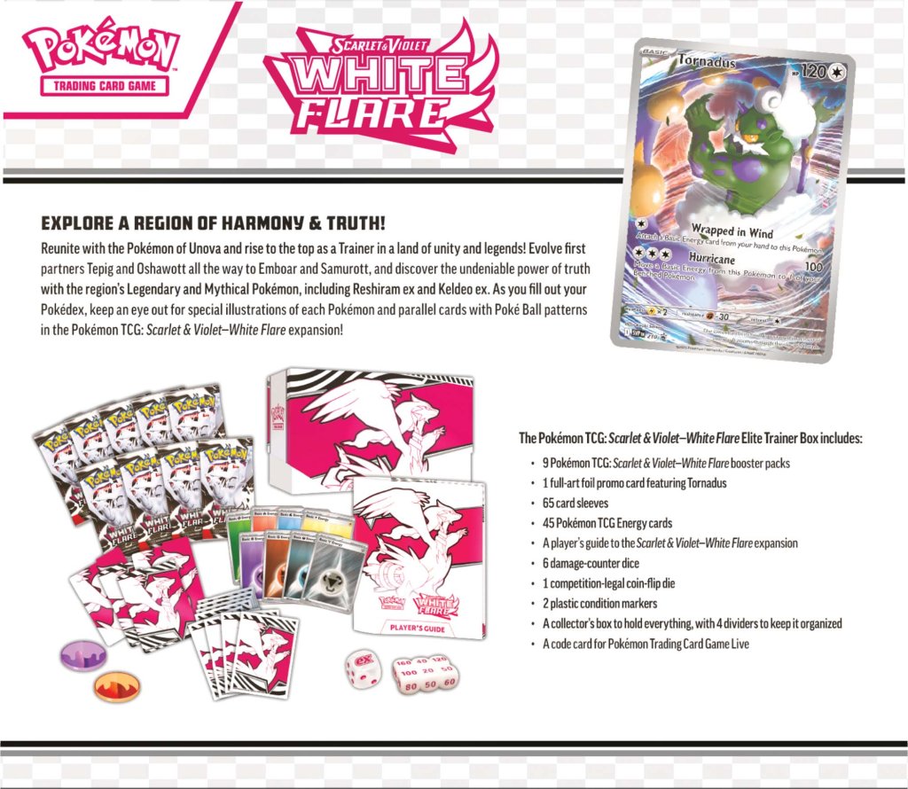 Scarlet & violet - White Flare Elite Trainer Box