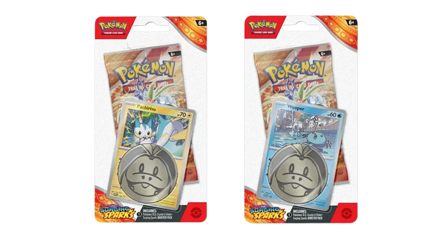 Surging Sparks Blister Pack Pair - Wooper & Pachirisu