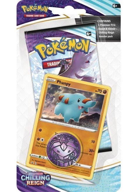 Sword & Shield- Chilling Reign 1 Pack Premium Checklane Blister - Phanpy