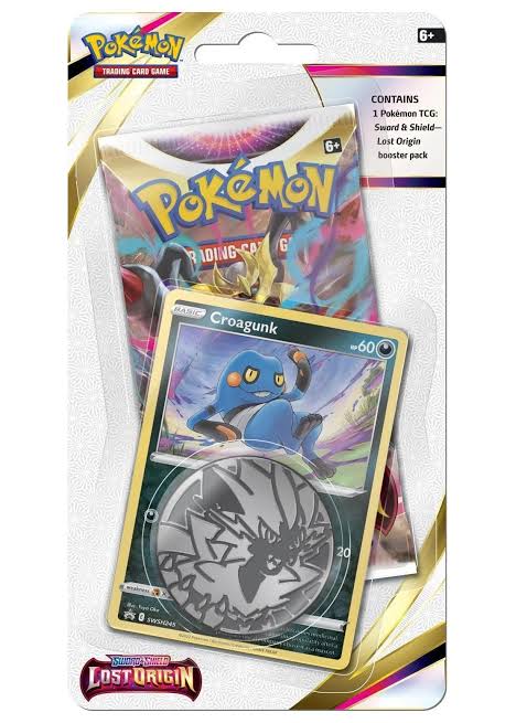 Sword & Shield - Lost Origin 1 Pack Premium Checklane Blister- Croagunk