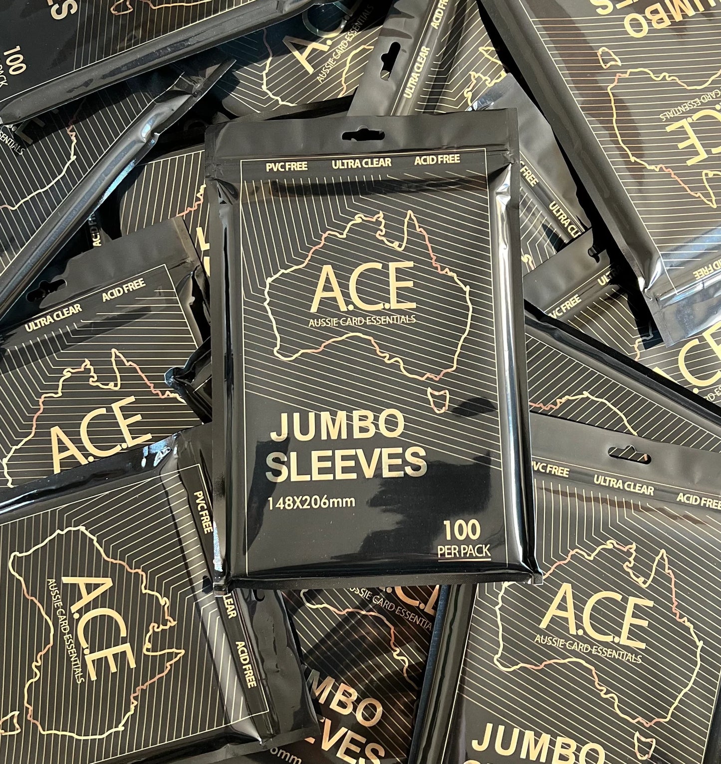 Jumbo Card Sleeves - 100 Pack